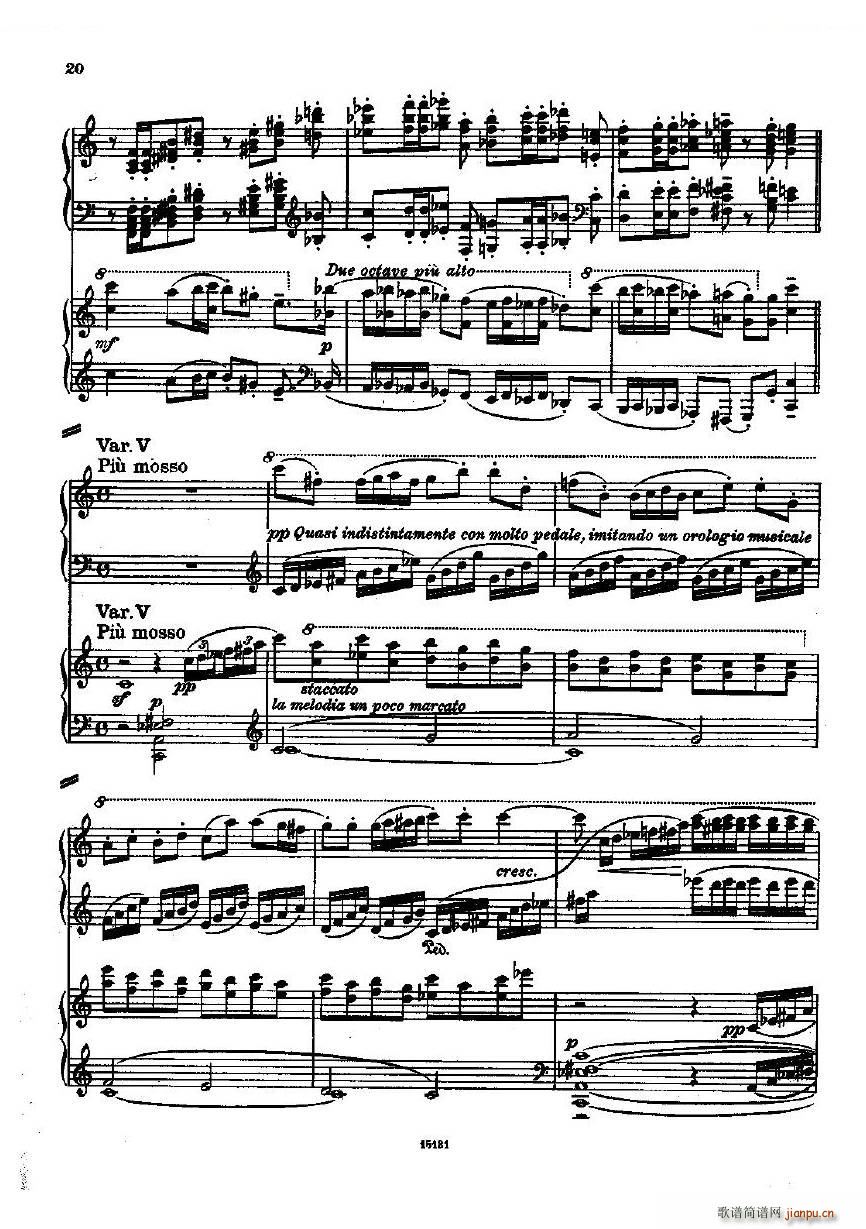 Dohnanyi Variations Nursery Rhyme Op25 һ(V)20