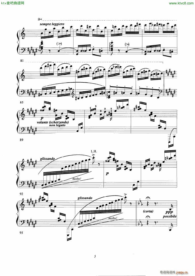 Cadenza for Liszt s Hungarian Rhapsody No 2(V)5