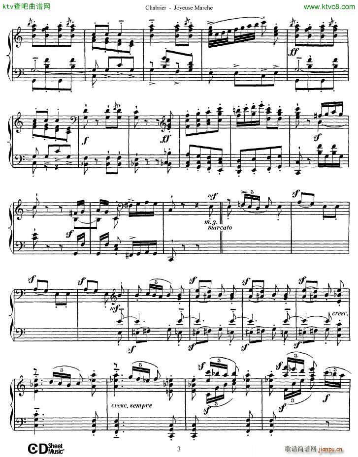Chabrier Joyeuse Marche(V)3
