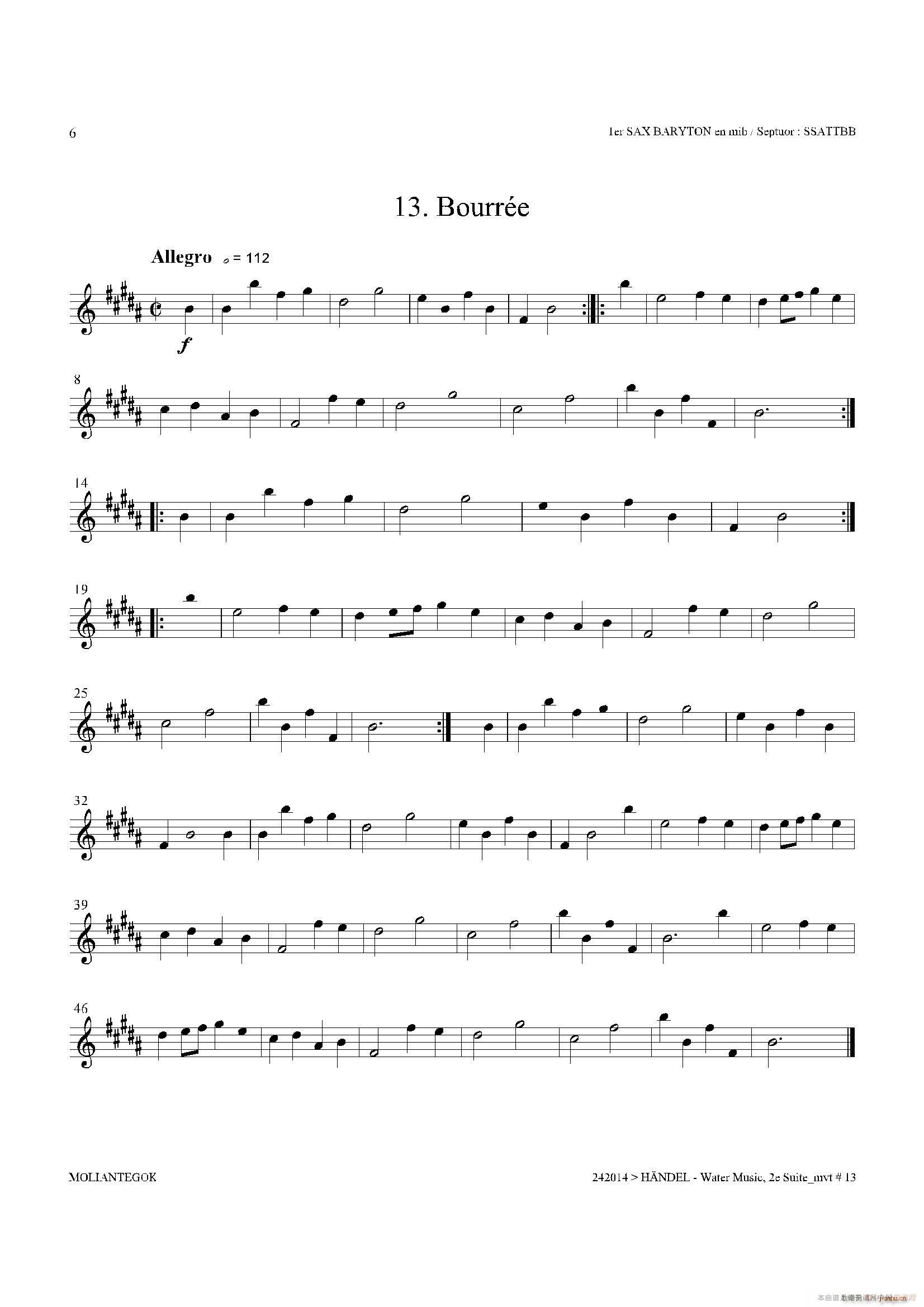 Water Music HWV 349 No 2 һϵ_˹(ʮּ)6