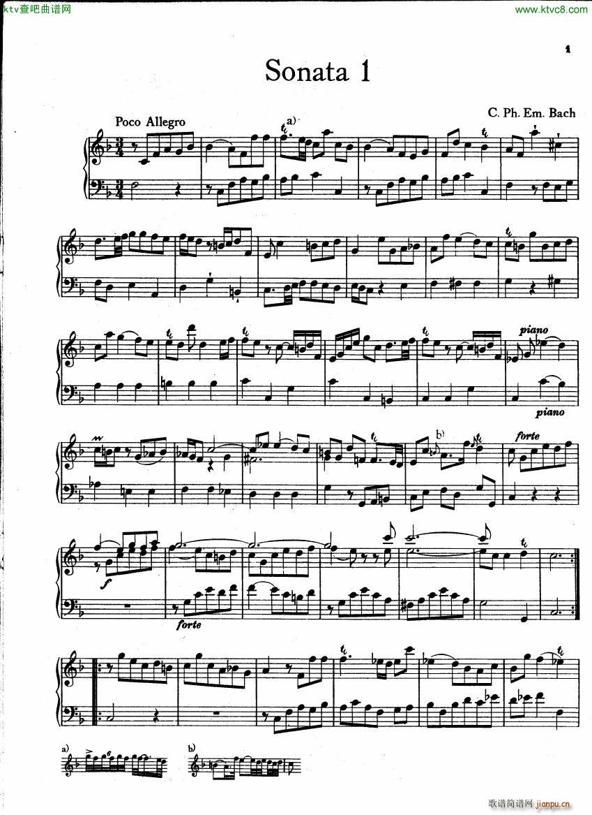 Bach CPE 6 Prussian Sonatas(V)1