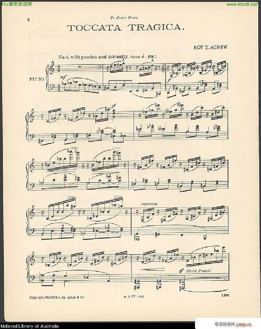 Agnew Toccata Tragica(V)1