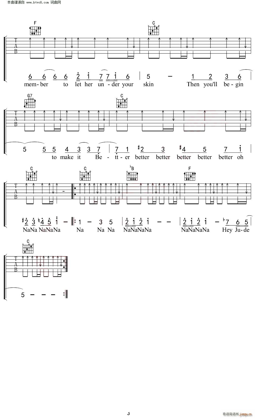 Hey Jude C{V The Beatles^ʿ(l ) o(w)(V)3
