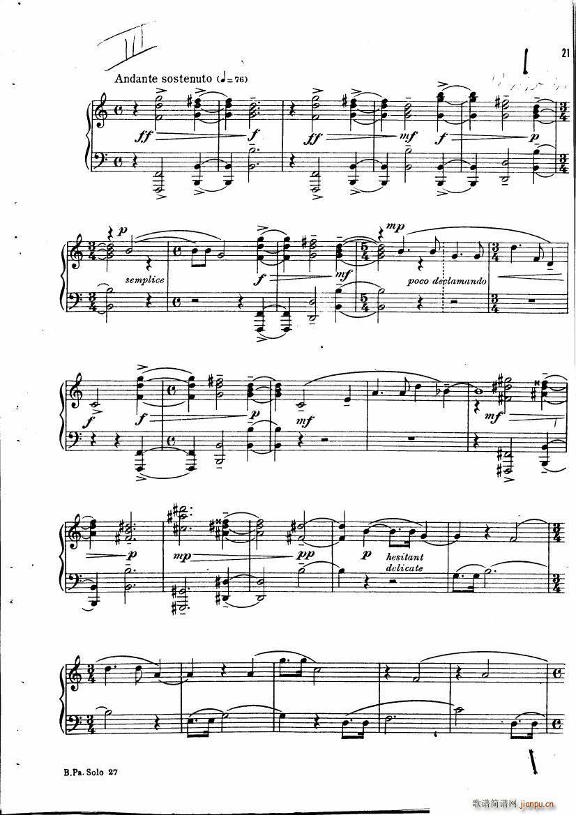 Copland Piano Sonata(V)22