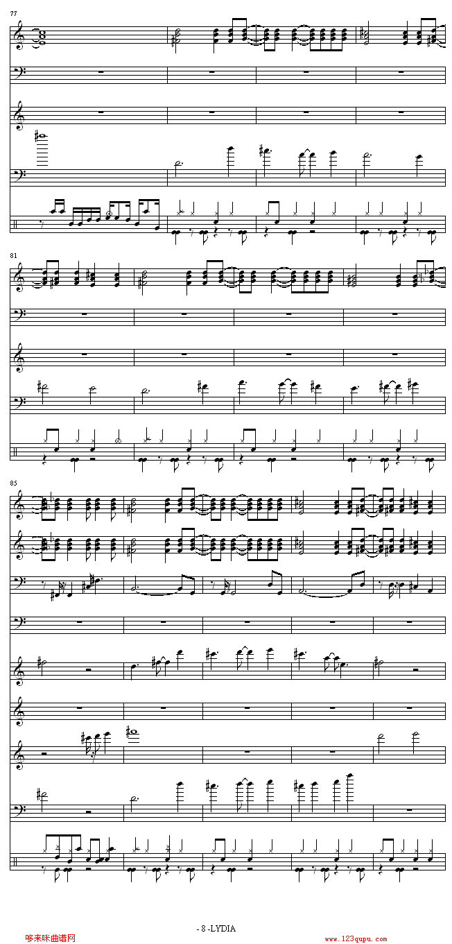 LYDIAV-w(l )F(V)8