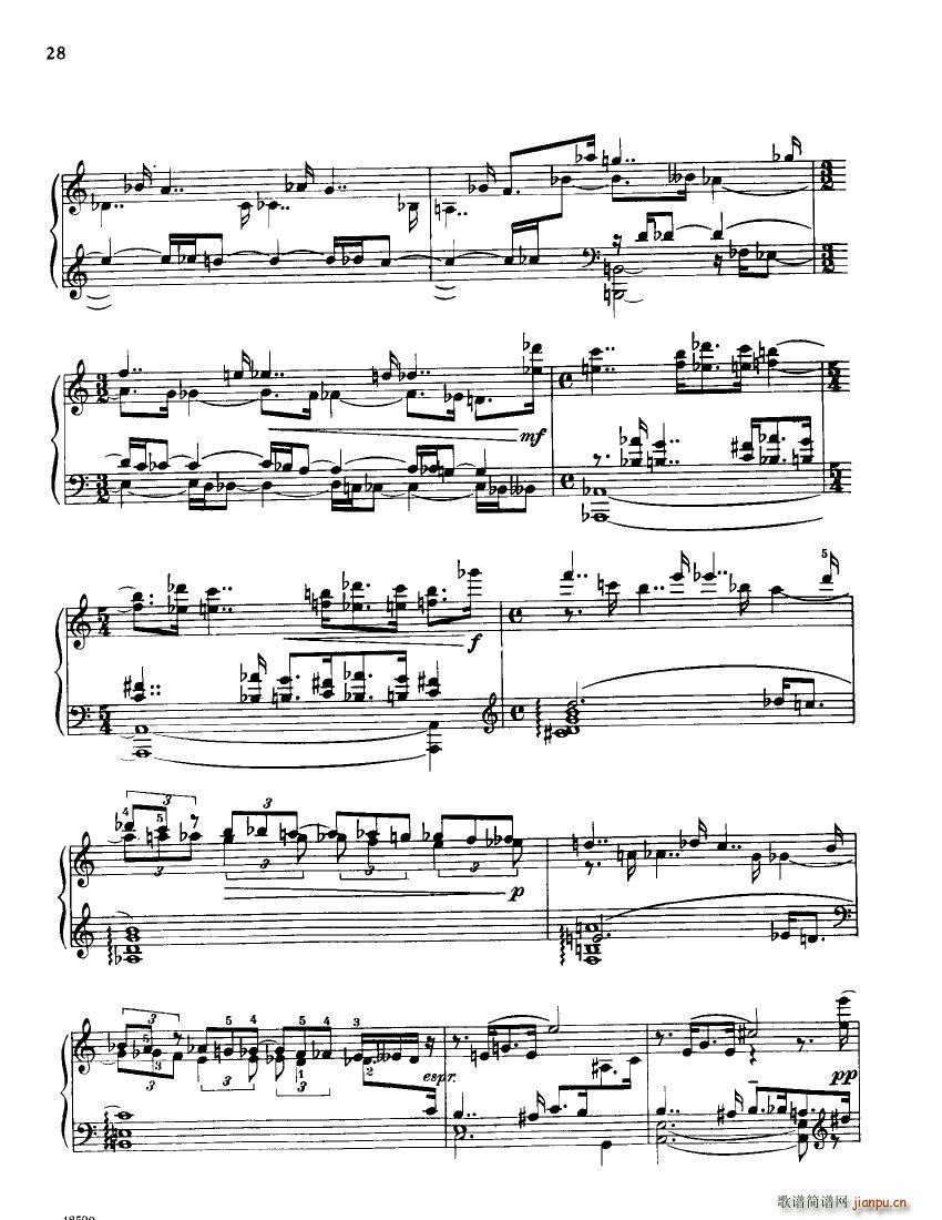 Barber op 26 Piano Sonata(V)6
