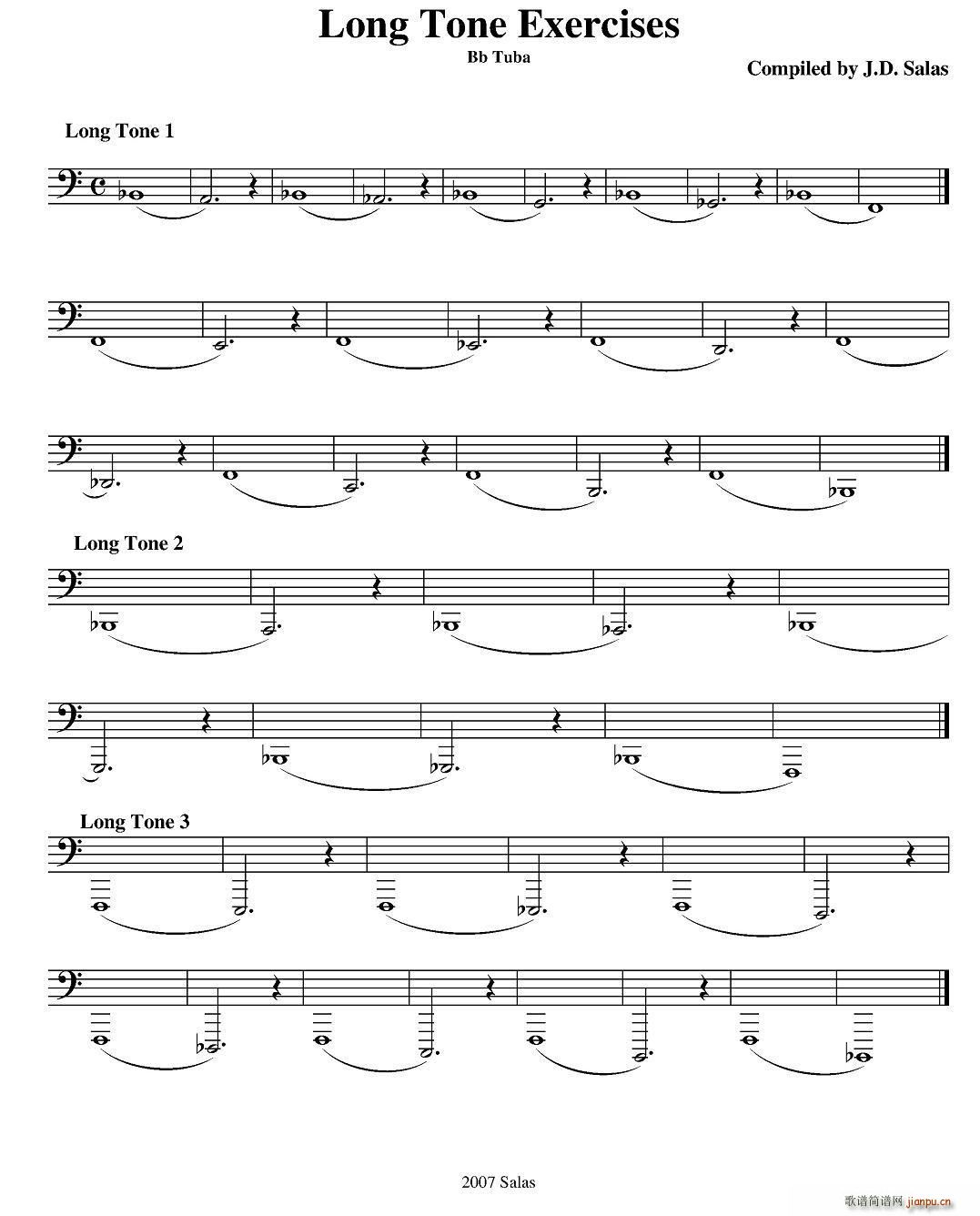 Long Tone Exercises Bb Tuba ̖̲x(ʮּ)1