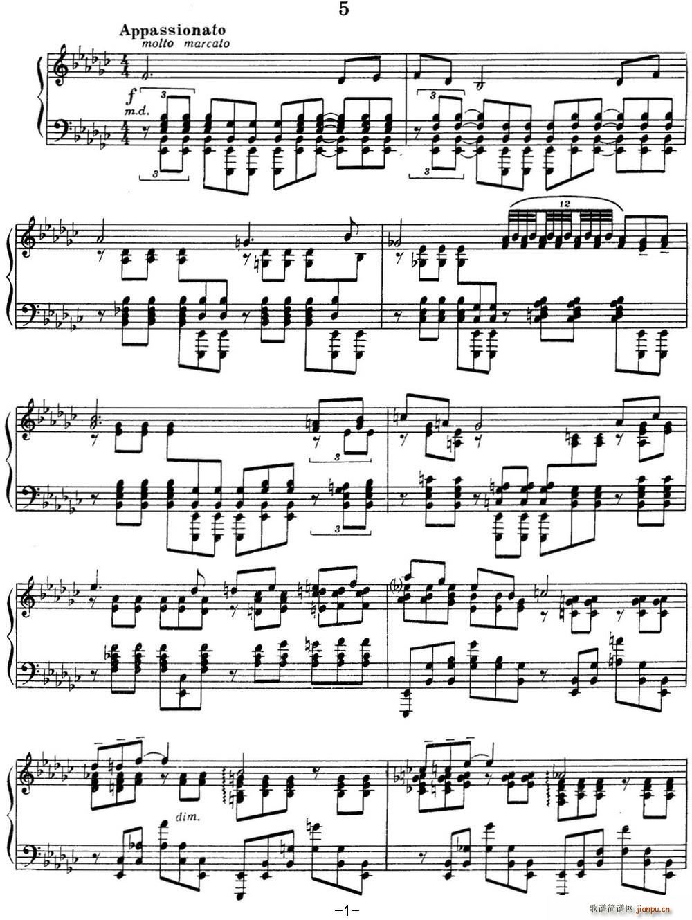 լZ (hu)1314 Etudes tableaux Op 39 No 5(V)1