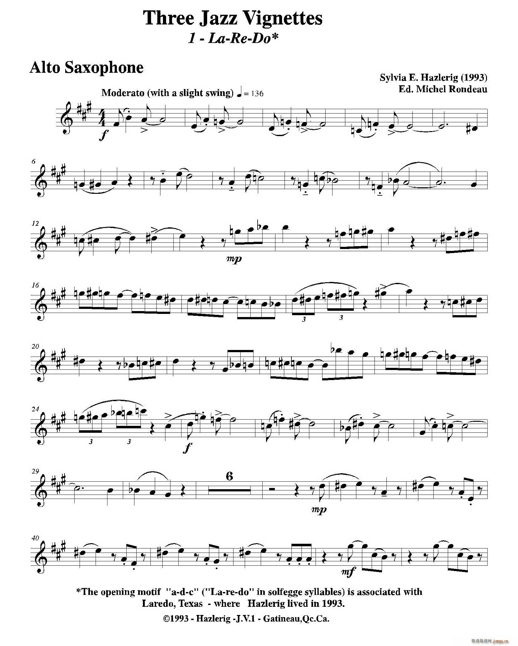 Three jazz vignettes һ(l ) _˹(V)1