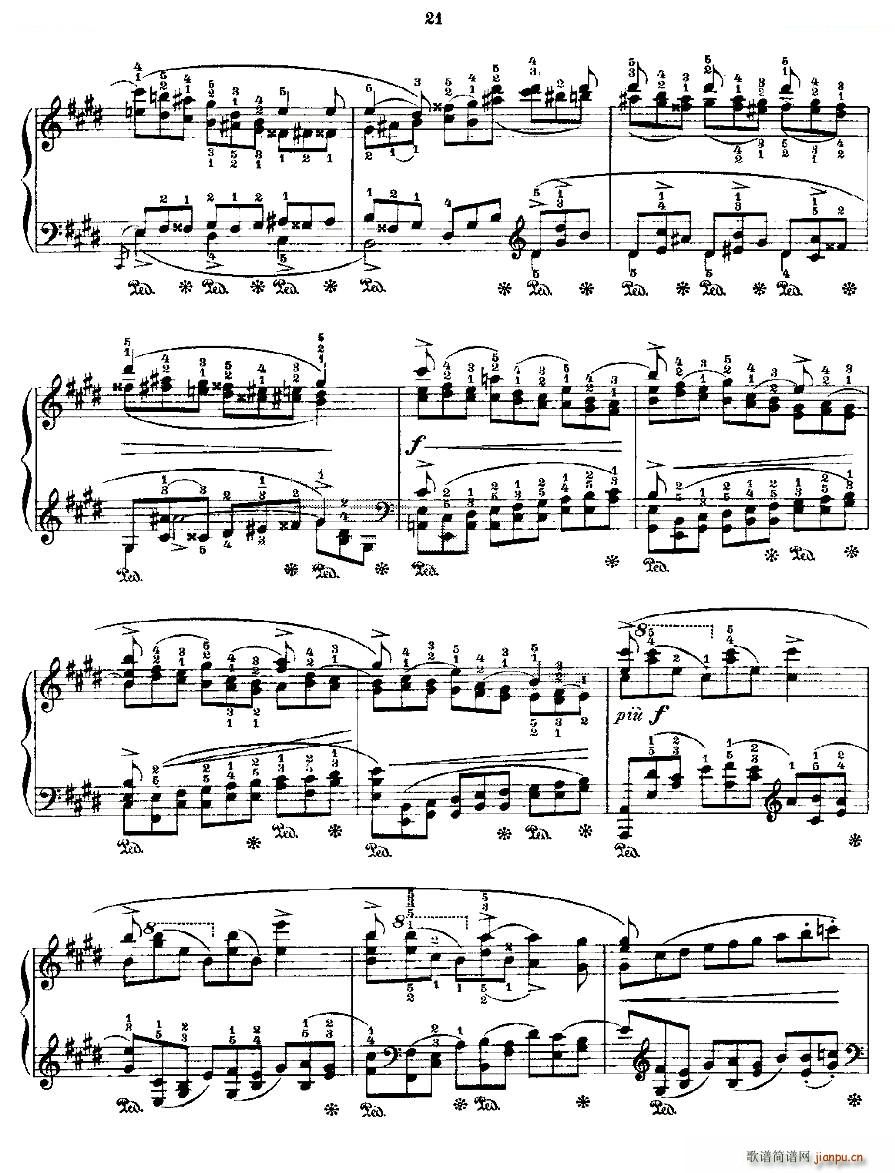 Ф  Fr Chopin Op 25 No5 1(V)5