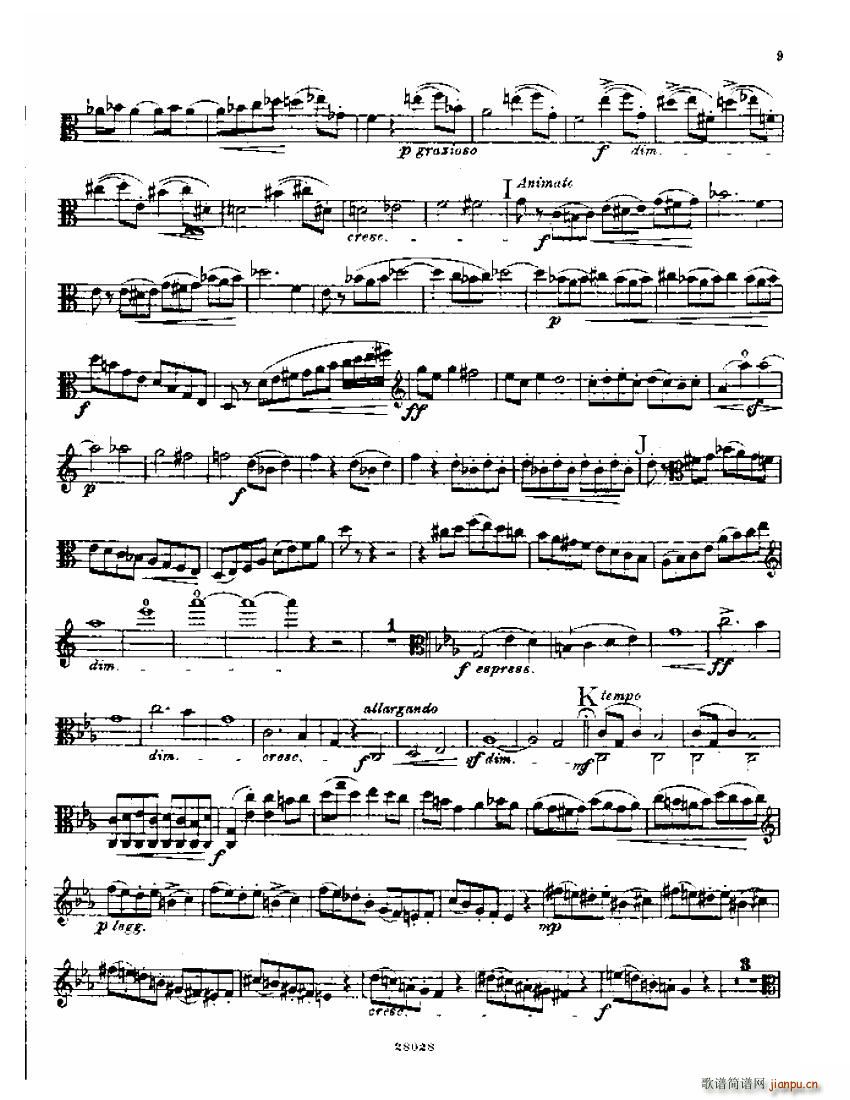 Bowen viola sonata No 1 Va part(V)9