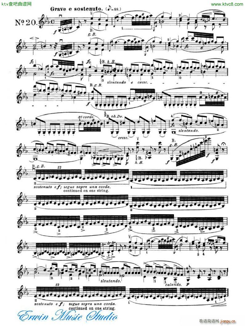 _ 24׾Pierre Rode 24 Studi Per violino 17 24(ʮּ)7