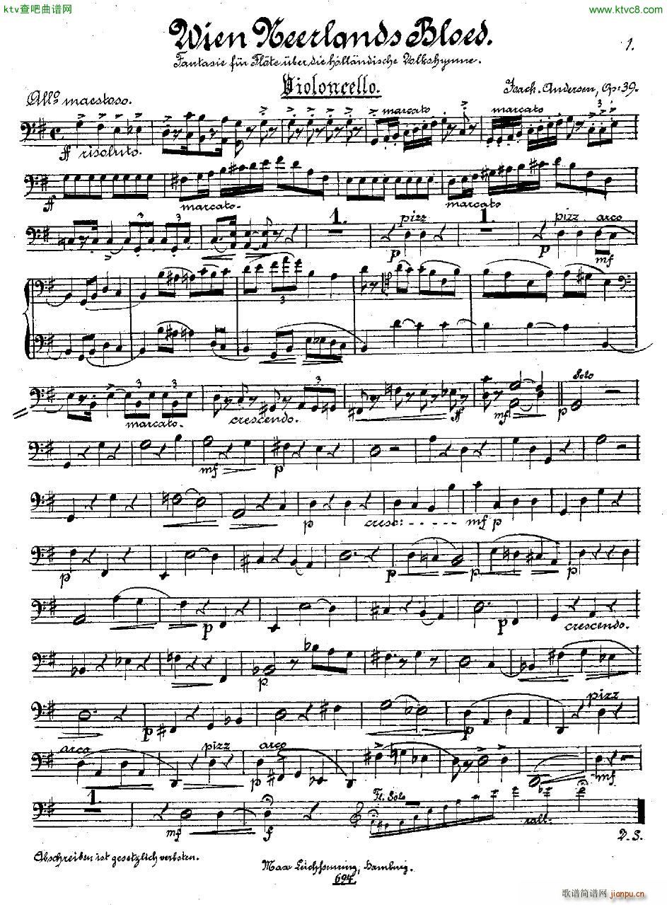 Andersen op 35 Wien Neerlands Bloed orch pts(V)14
