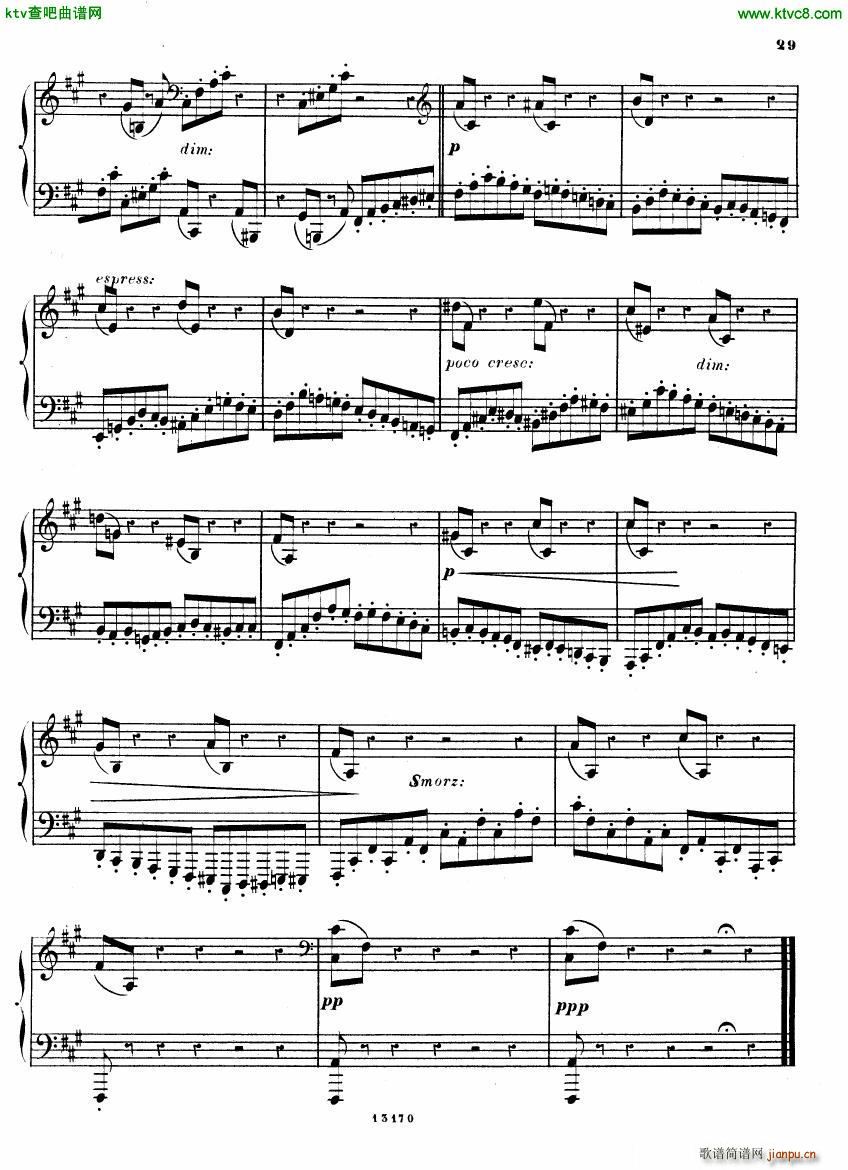 Alkan op 38b Deuxieme recueil de chants(V)28
