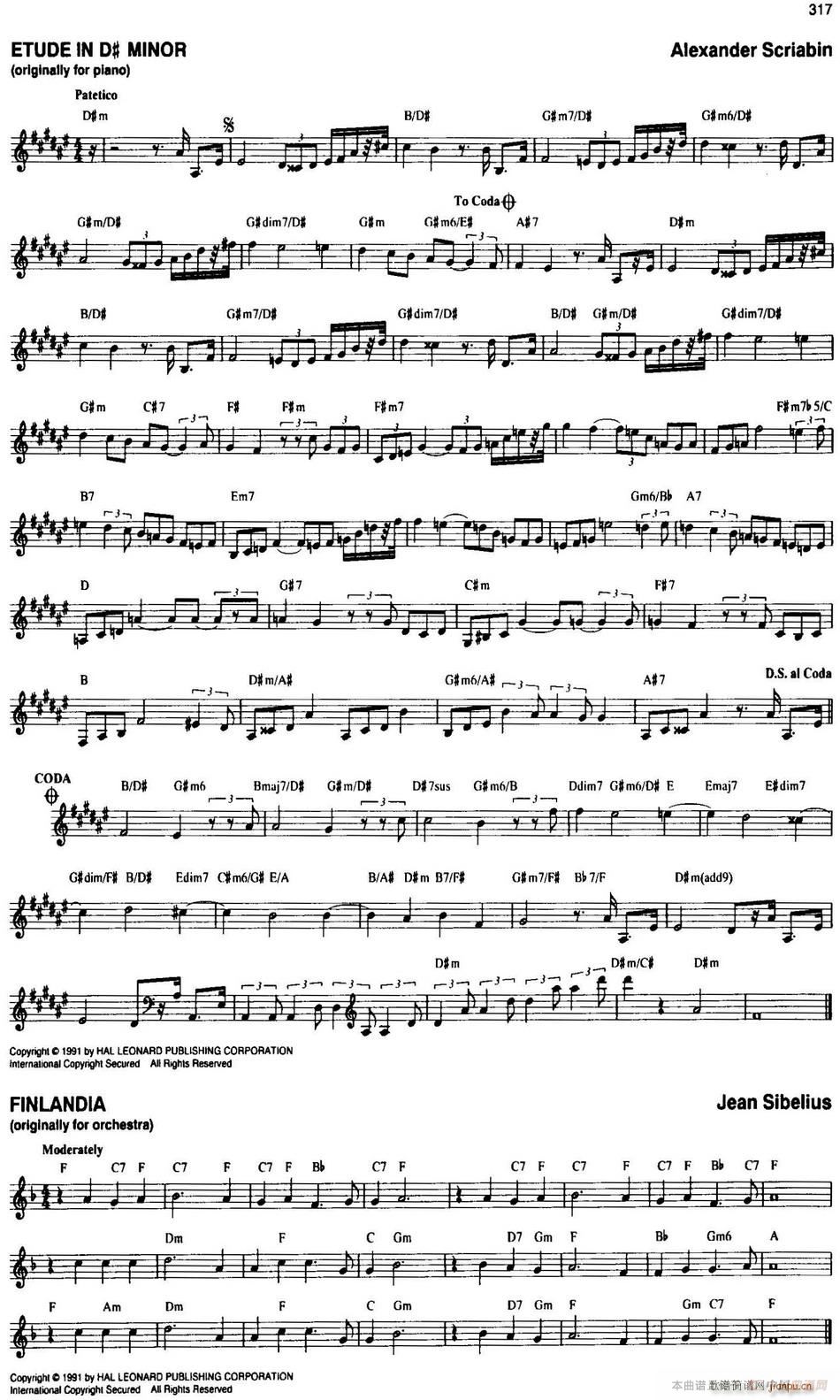 The Real Little Classical Fake Book P301 320(ʮ�ּ�����)17