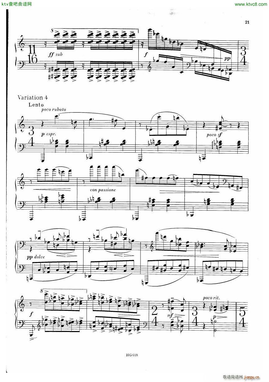 Denisov Variations(V)3