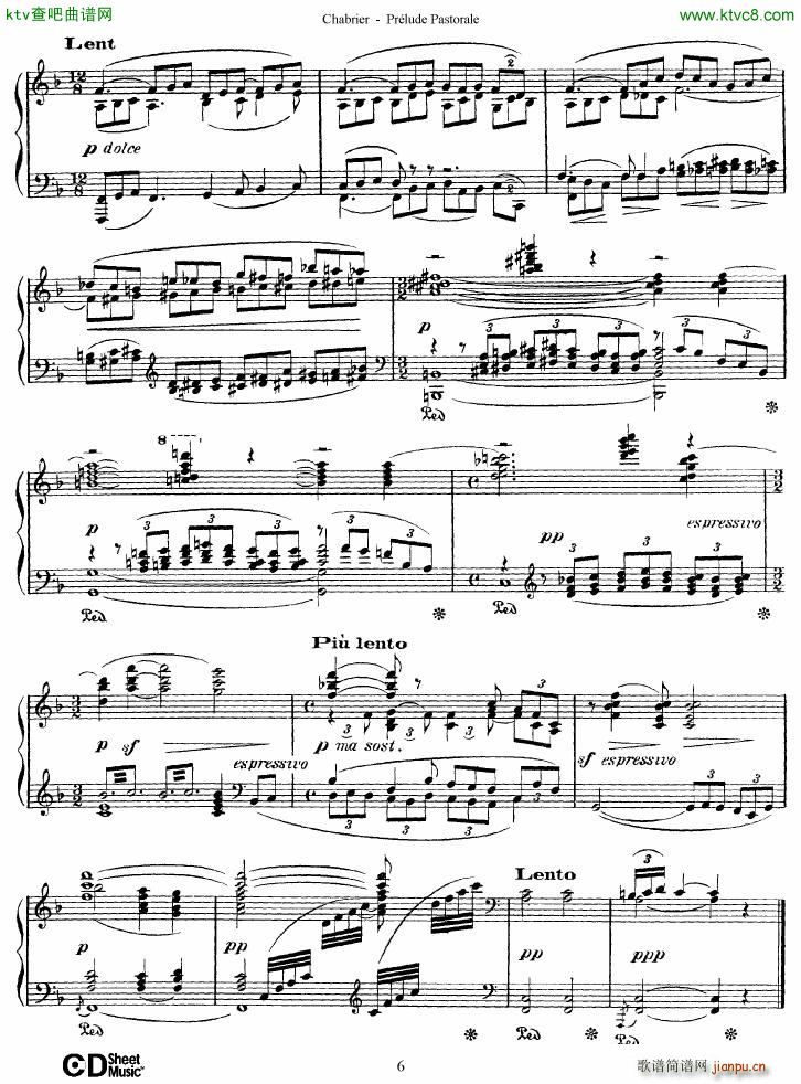 Chabrier Prelude Pastorale(V)6