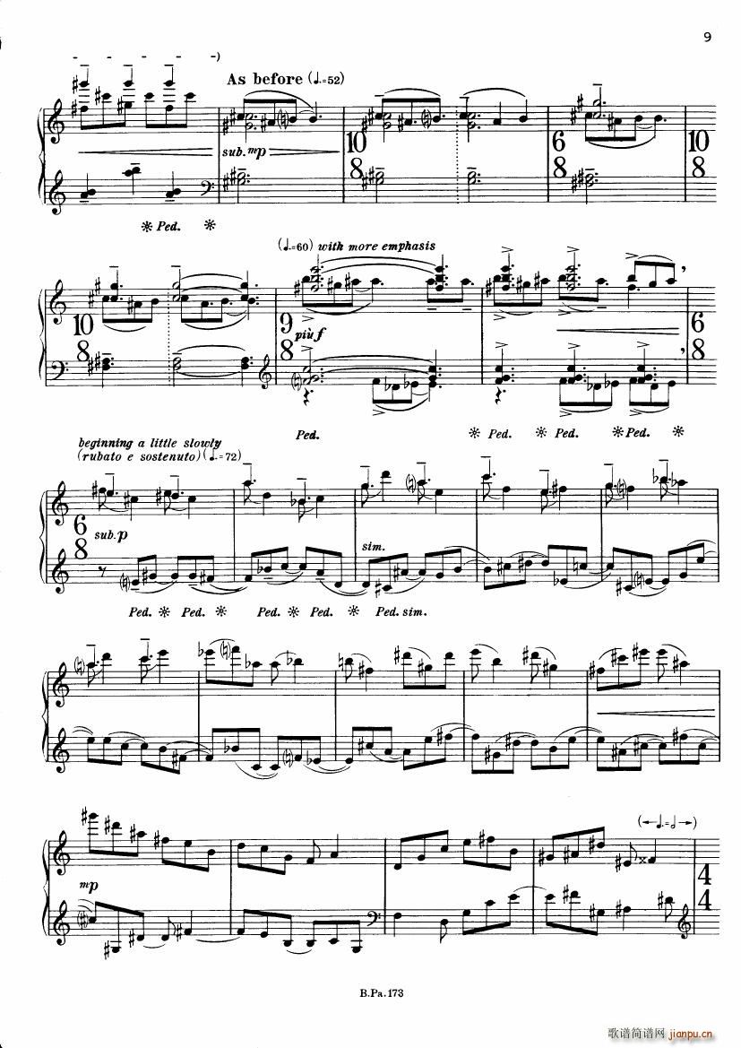 Copland Piano Fantasy(V)6