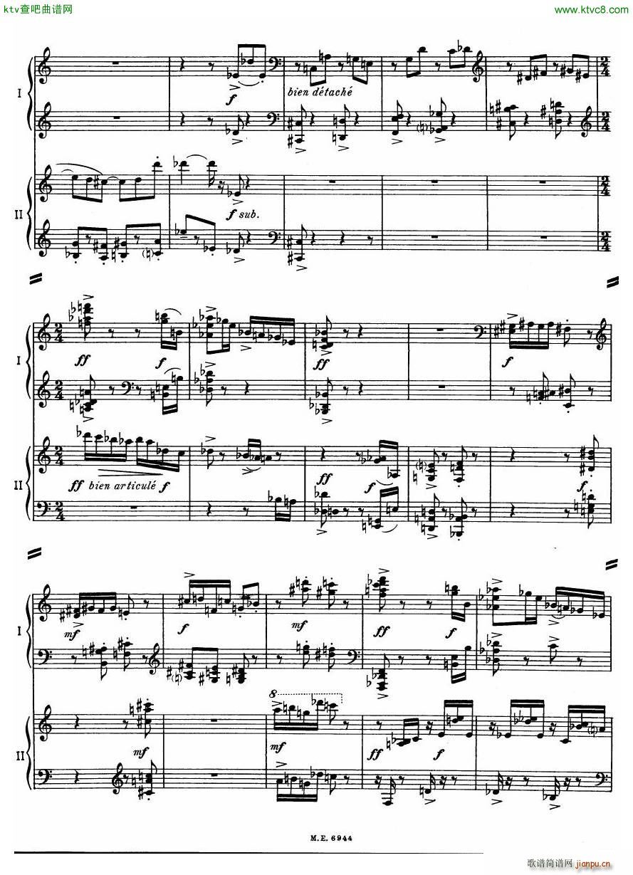 Auric Partita for two pianos(V)30