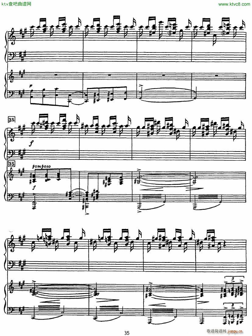Rhapsody in Blue in Bb major Duet(V)35