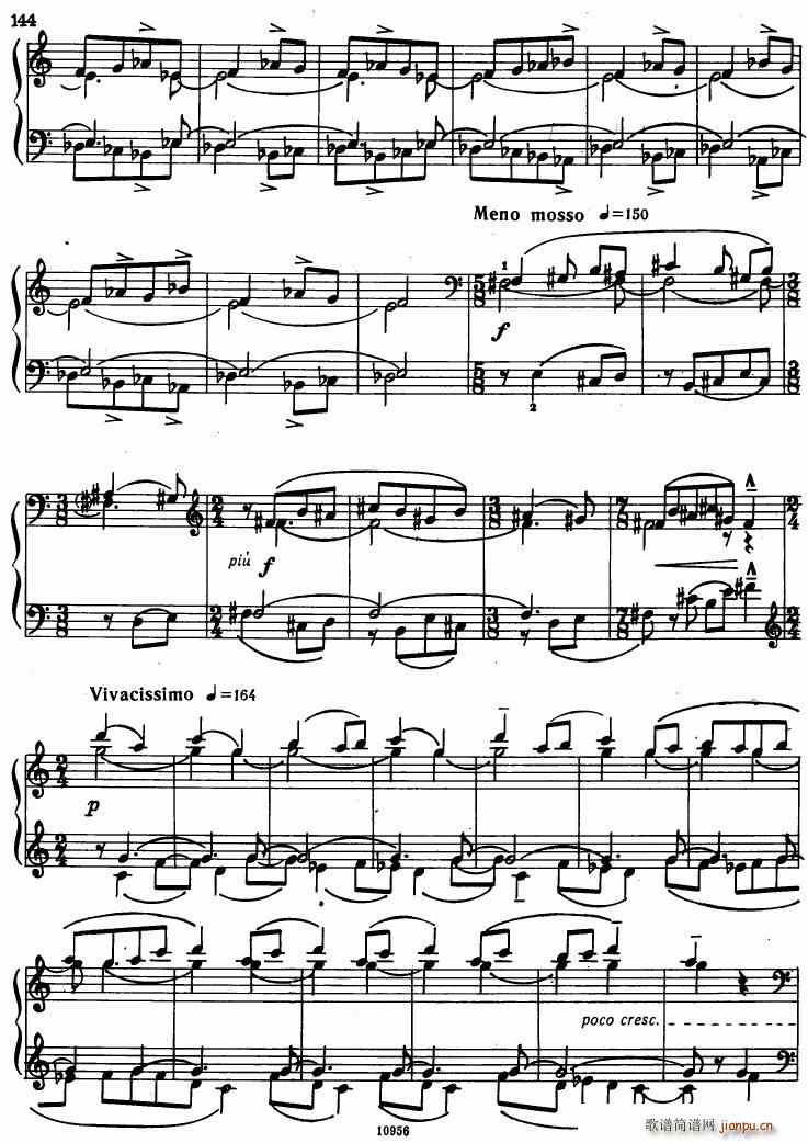 Bartok SZ 107 Mikrokosmos for Piano 140 153(V)5