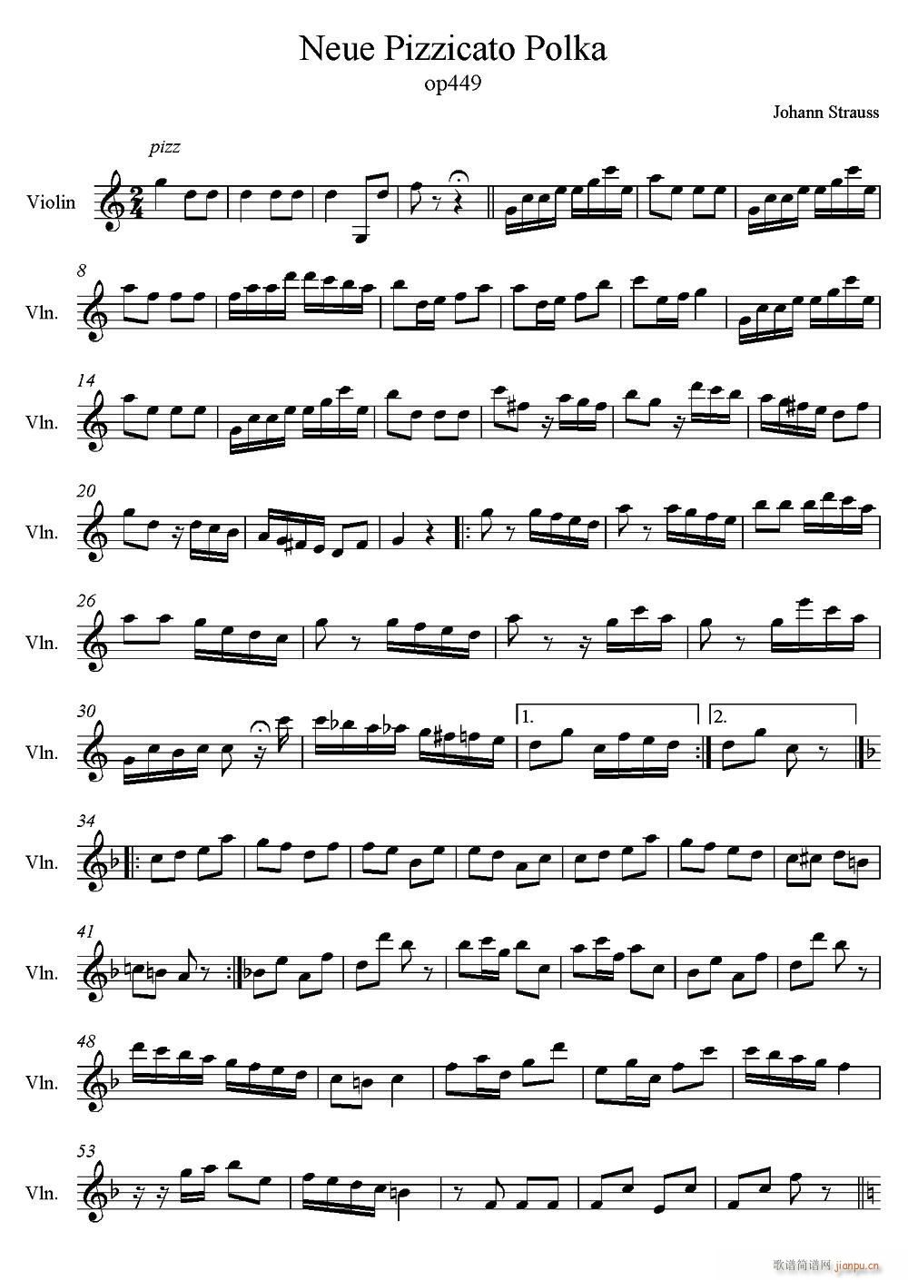 Neue Pizzicato Polka Op 449 ?lin)Ҳ?СV)1