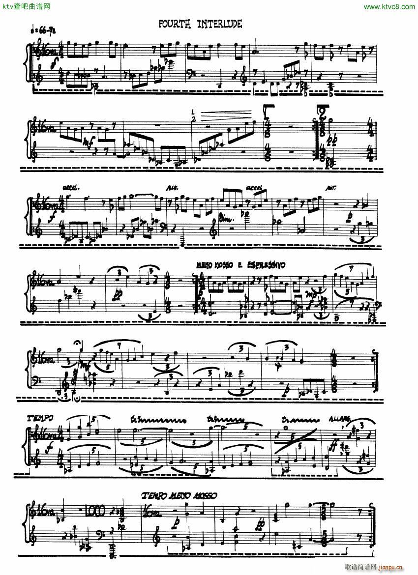 Cage Sonatas and Interludes for prepared piano(V)29