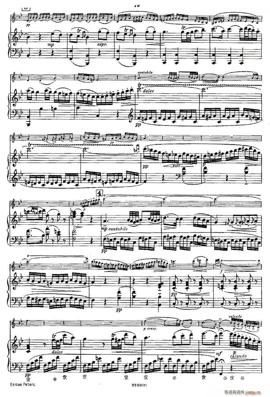 Mozart Violin Sonata No 7 KV 376 СQ(СV)8