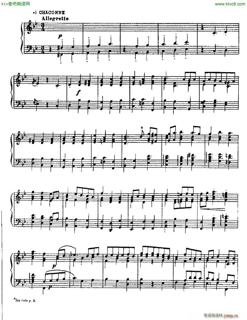 Sarabande Chaconne Handel(V)11