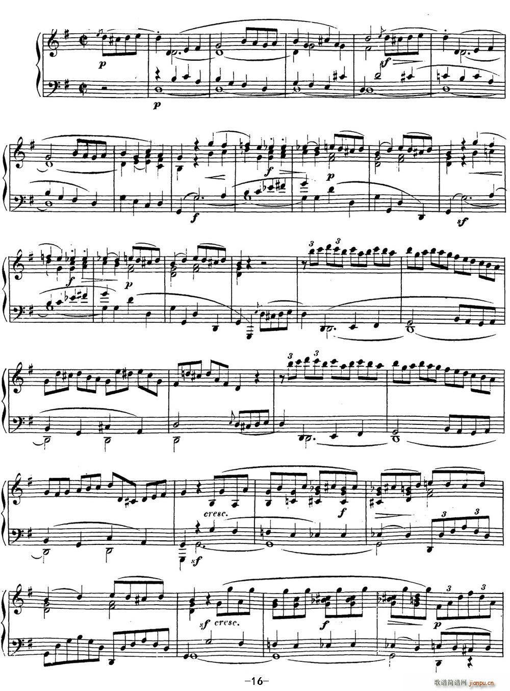 ؐQ16 G{ Op 31 No 1 G major(V)16