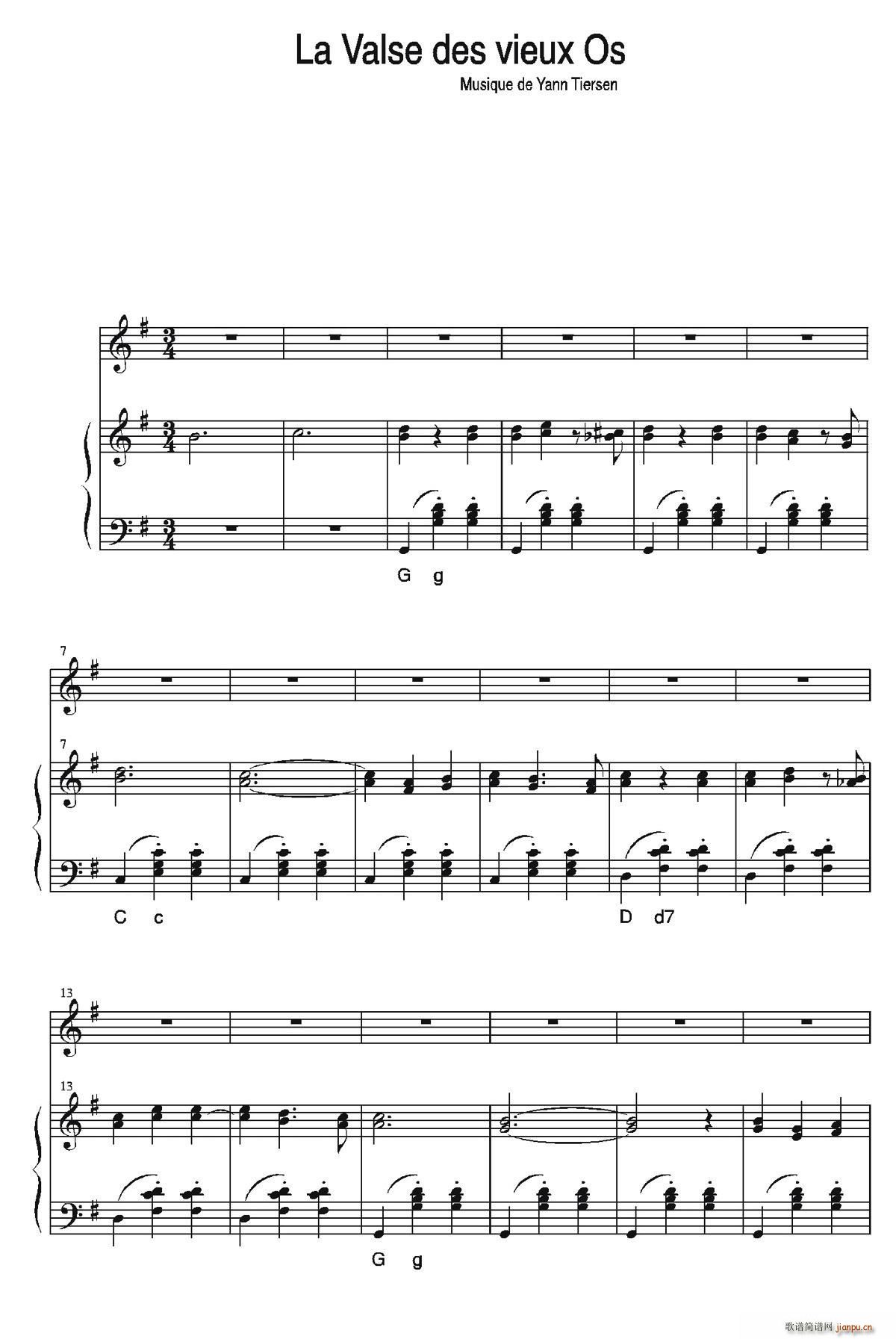 Yann Tiersen La Valse Des Vieux Os ٰV(V)1