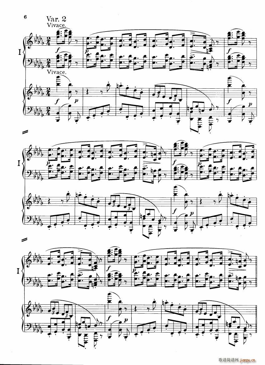Brahms Variations on a theme by Haydn(V)5