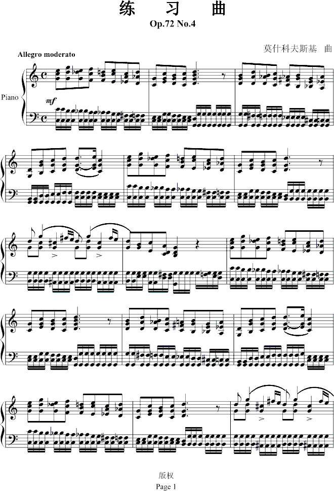 Op.72 No.4(V)1