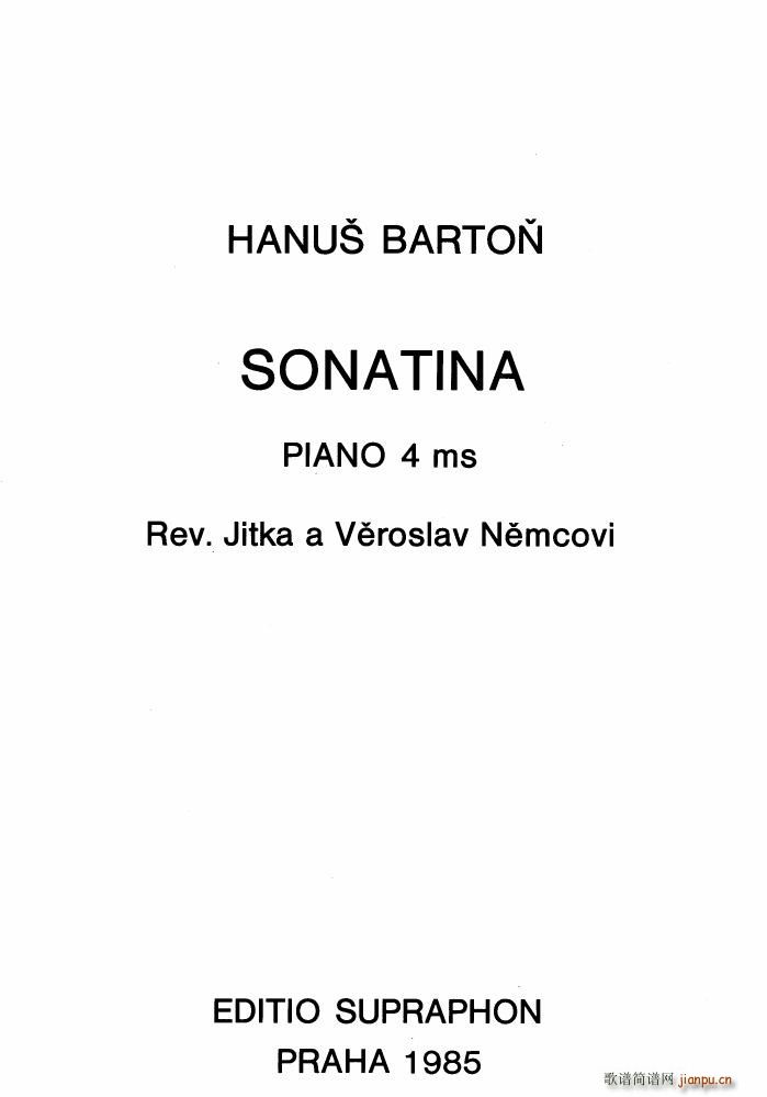 Barton Sonatina for 4 hands(V)1