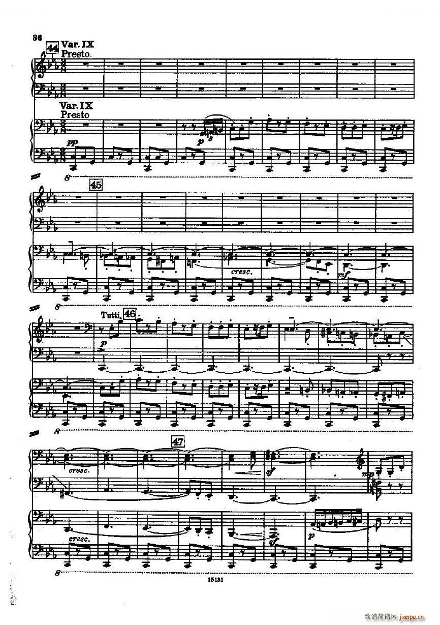 Dohnanyi Variations Nursery Rhyme Op25 һ(V)36