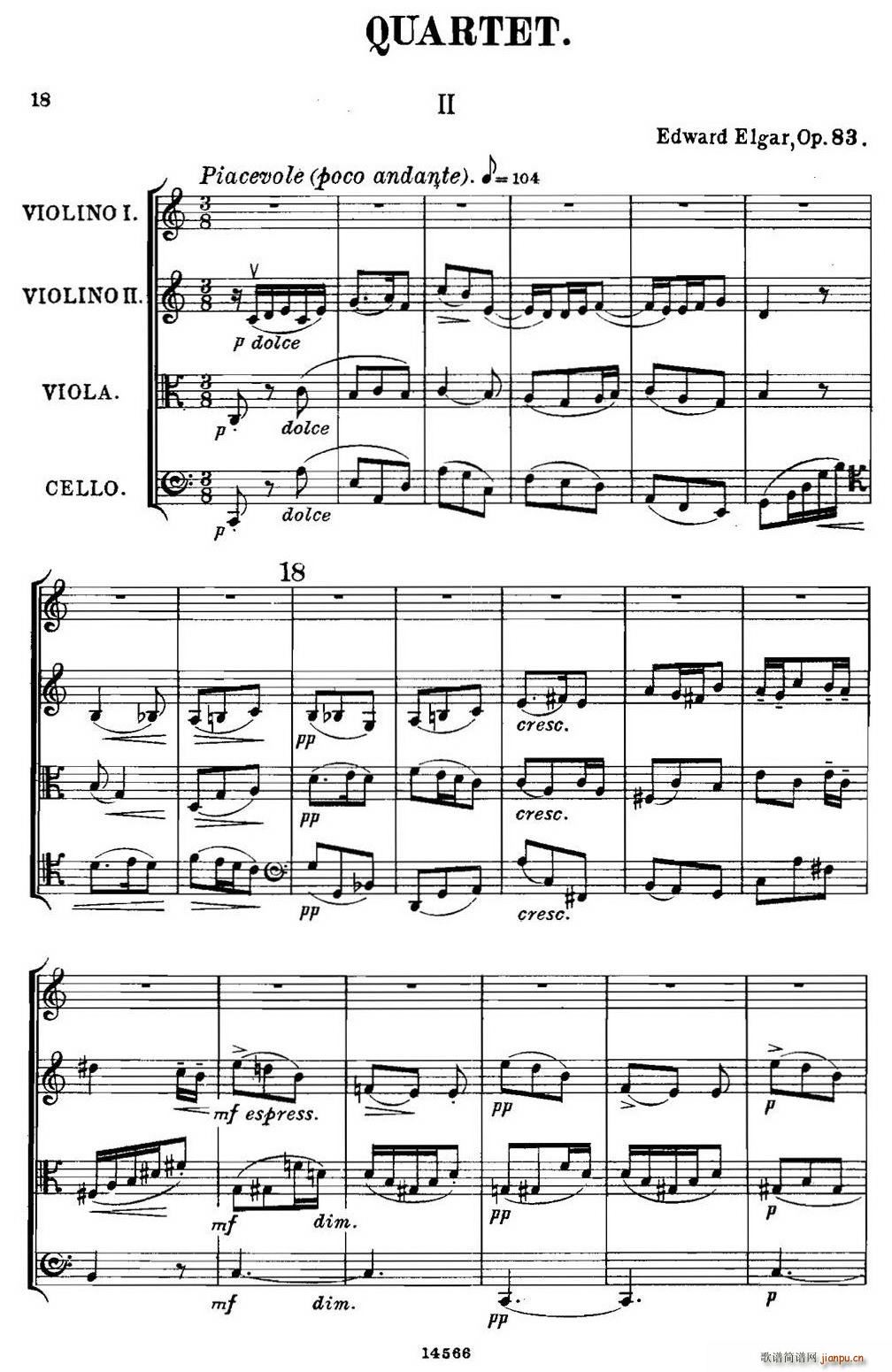 QUARTET Op 83 ڶ Ҙ(l ) (V)1