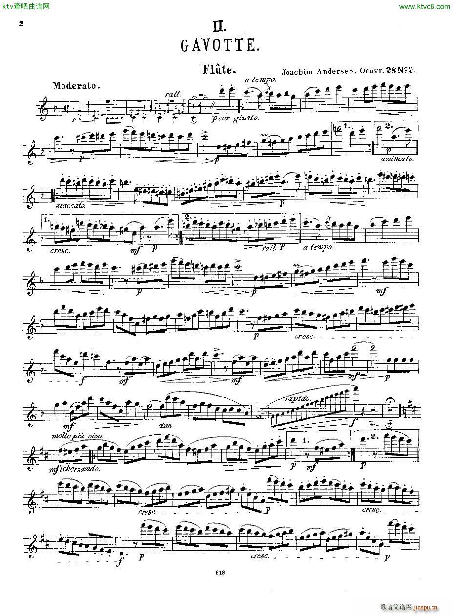 Andersen op 28 Deux morceaux fl pno(V)12