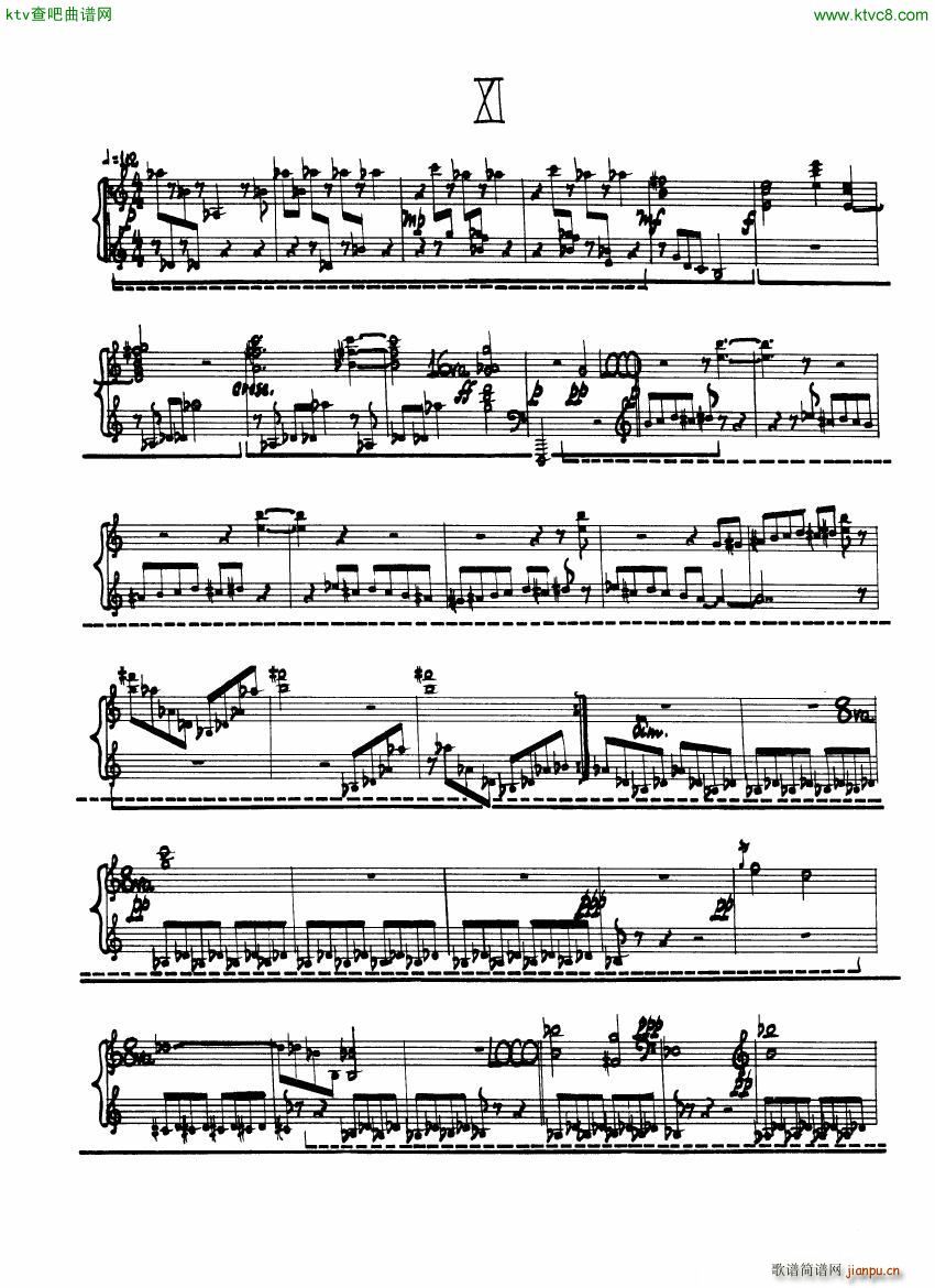 Cage Sonatas and Interludes for prepared piano(V)24