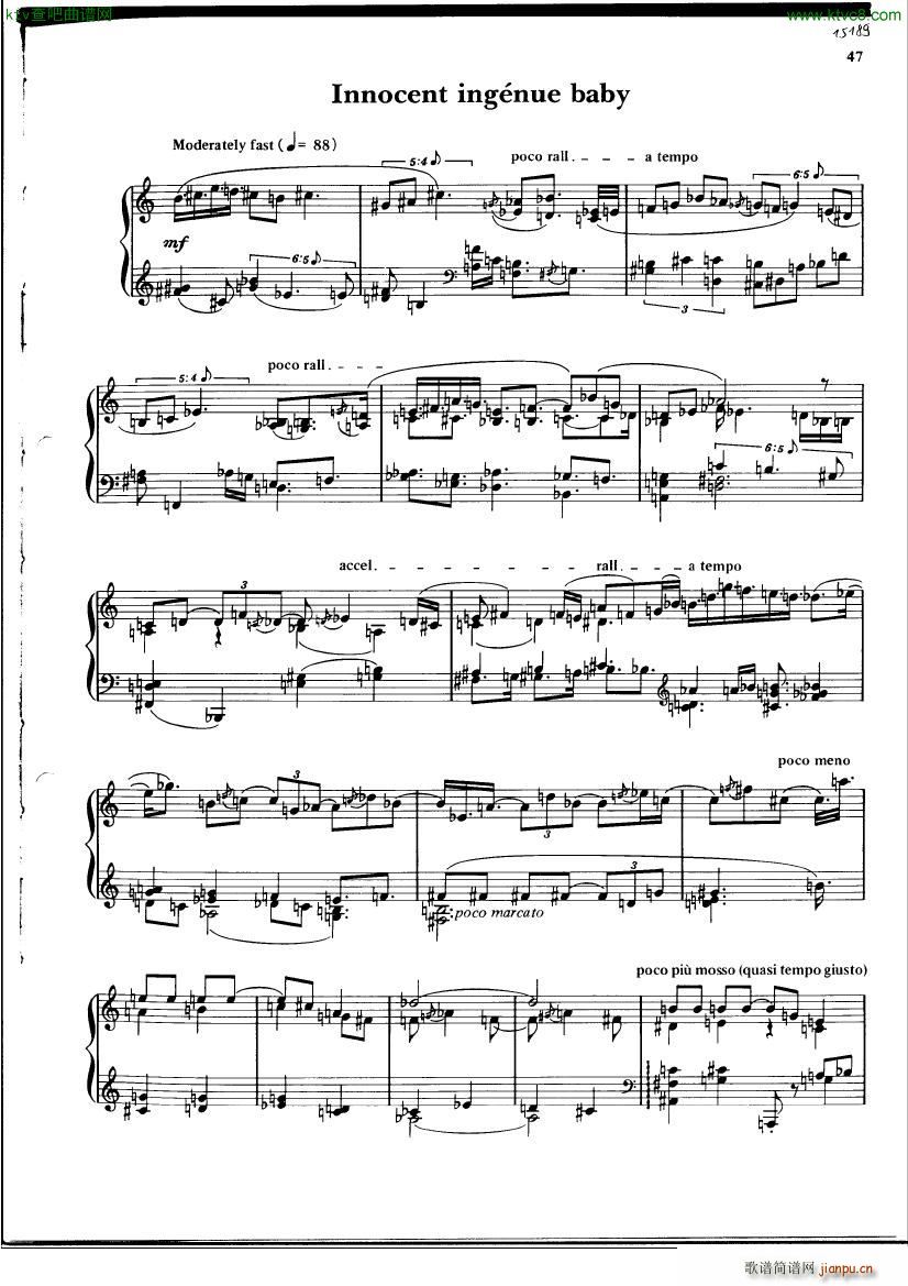 finnissy gershwin solo pieces (V)8