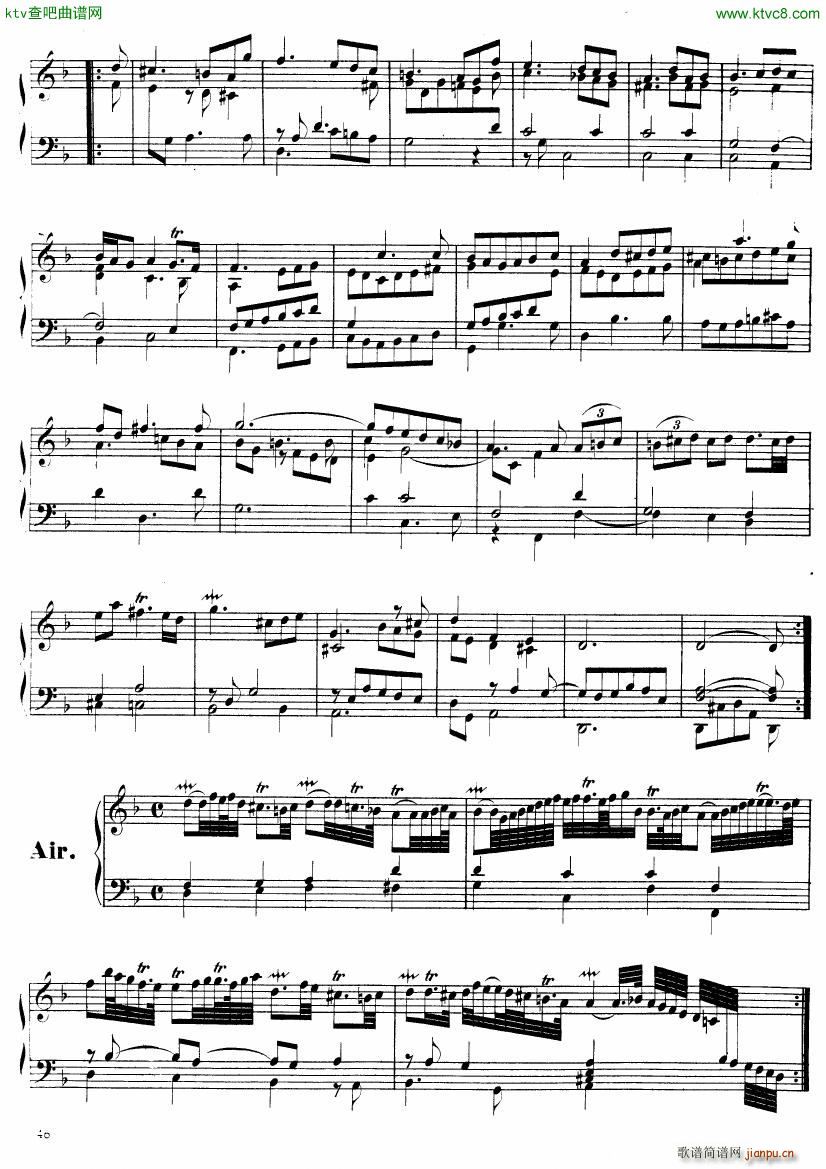 Handel Suite in D minor G112 117(V)6