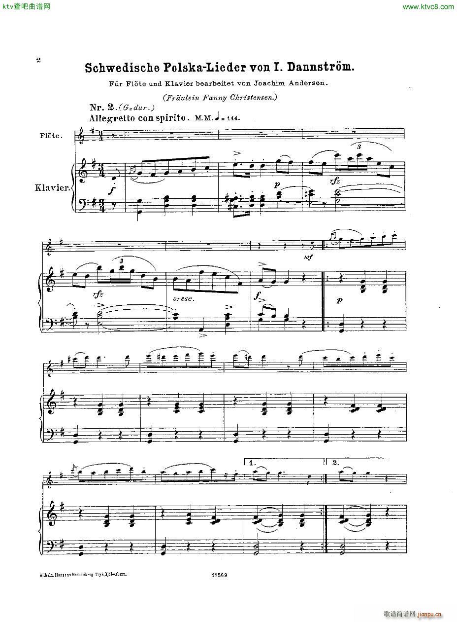 Andersen op 50 Schwedische Polska Lieder(V)6