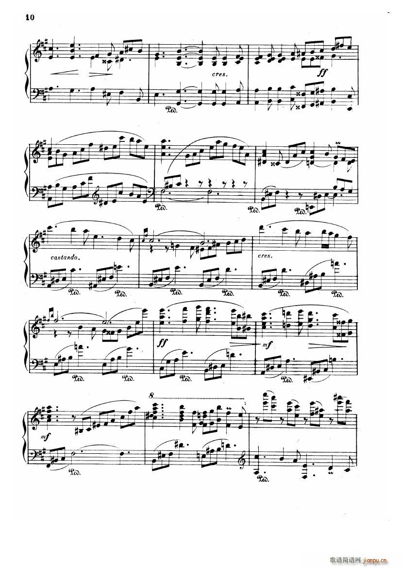 Albeniz op 72 Piano Sonata no 4(V)10