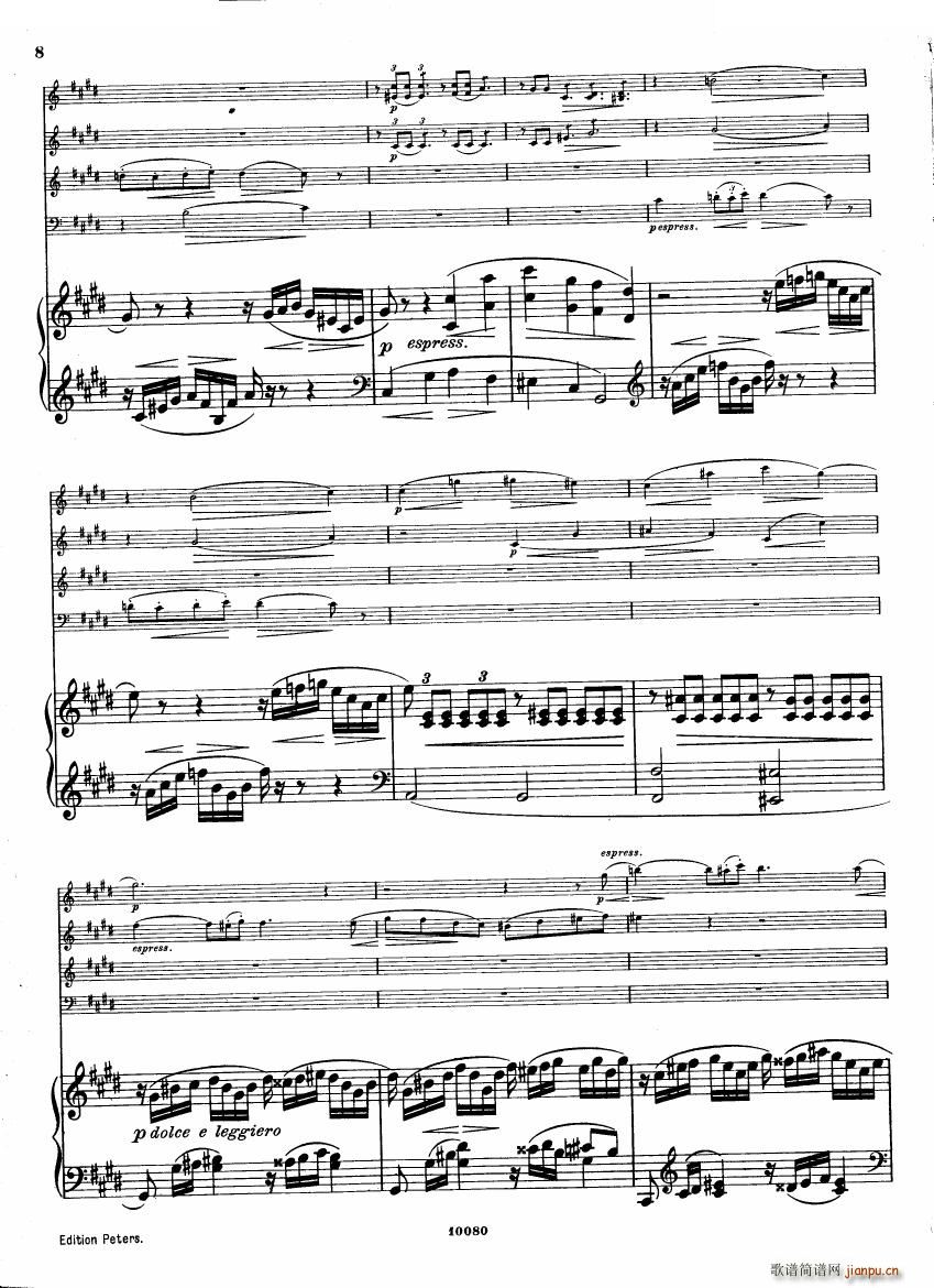 Brahms op 34 Piano Quintet f minor score һ(V)7