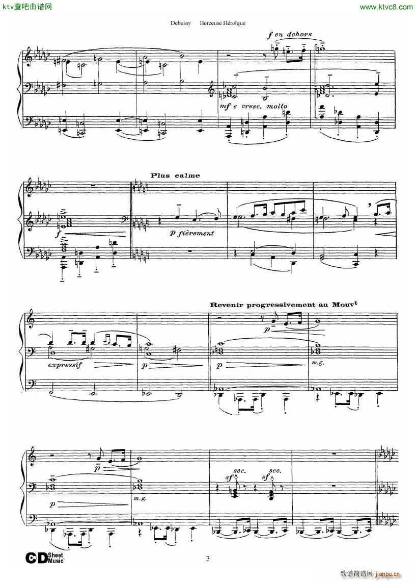 Debussy Berceuse Hro que(V)3