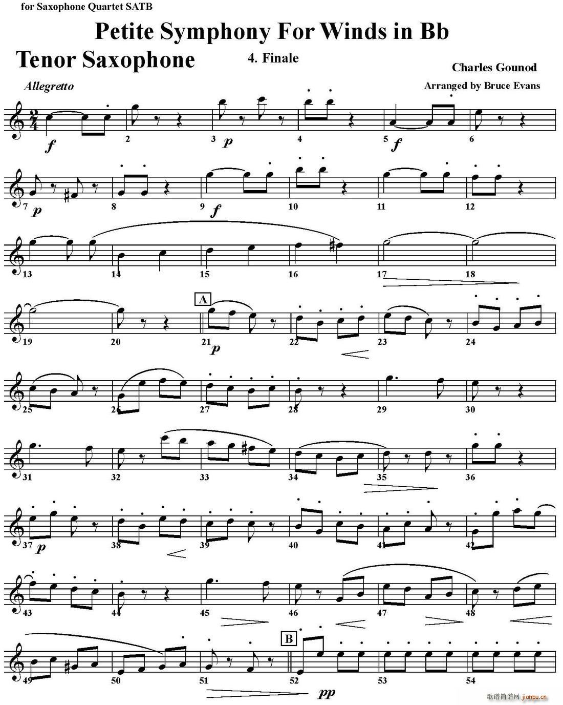 Petite Symphony For Winds in Bb  _˹(V)1