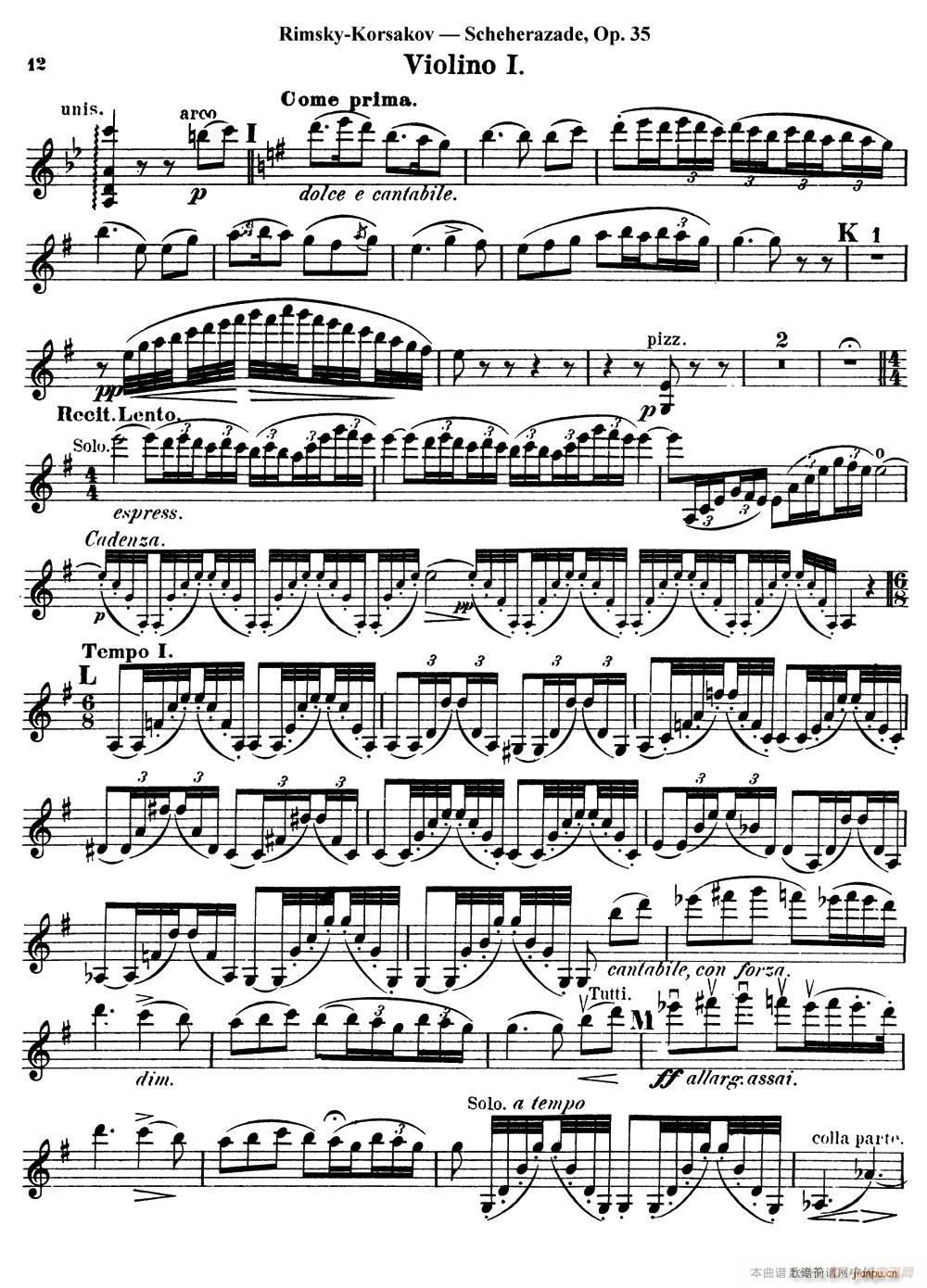 Scheherazade  Op 35 һС(СV)3