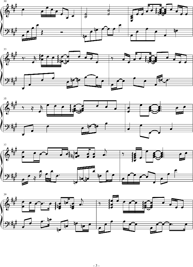 One more time, One more chance PIANO ver.(V)3