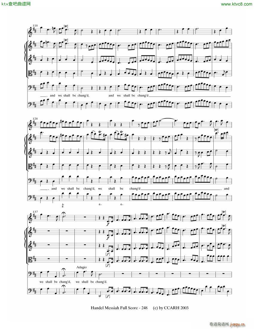 G F Handel Messiah Open Score (V)7