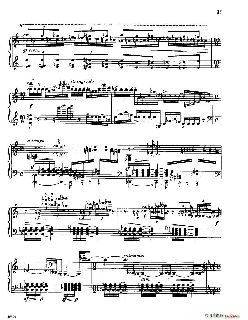 Barber op 26 Piano Sonata(V)13