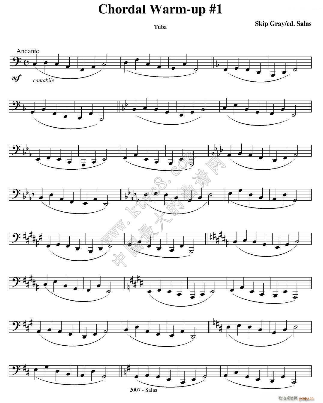 Chordal Warm up Tuba ̖̲x(ʮּ)1